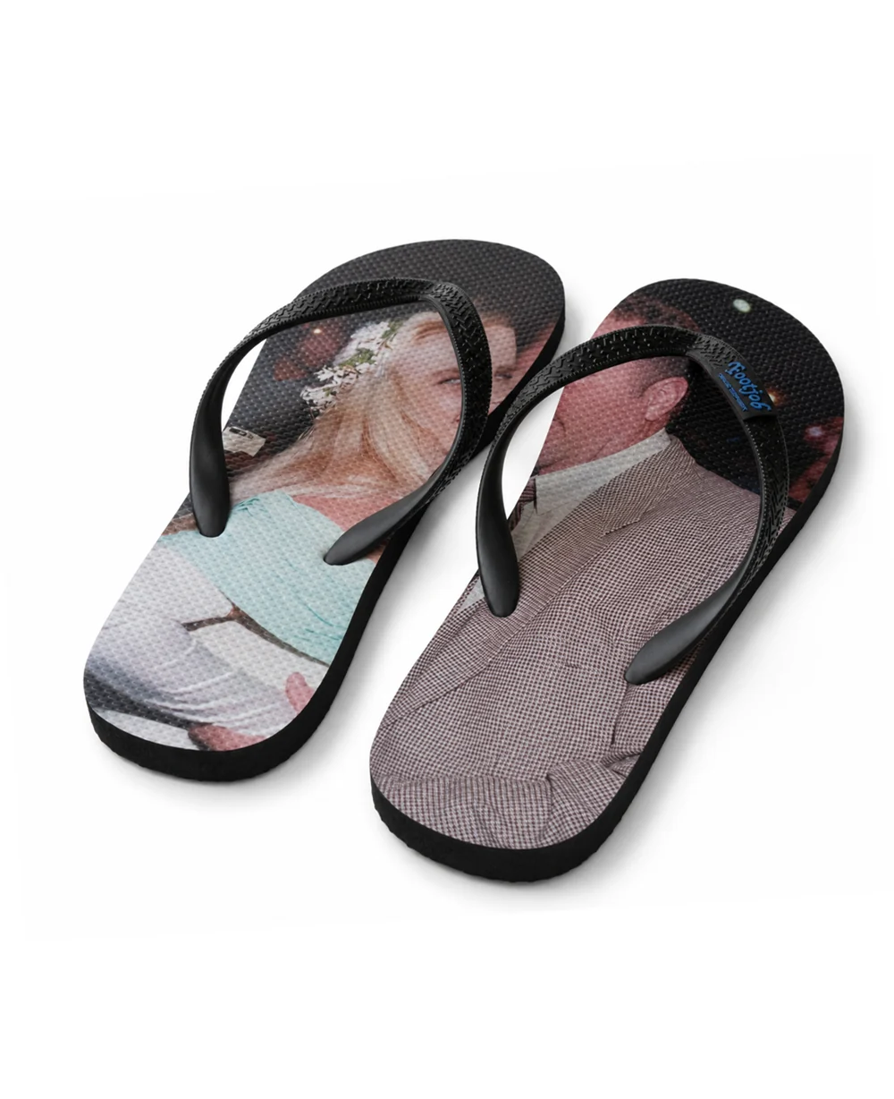 Вьетнамки footjob CICCIOLINA SEXY SANDALS — шлёпанцы с принтом на подошве (Жириновский + Чиччолина), ракурс 2