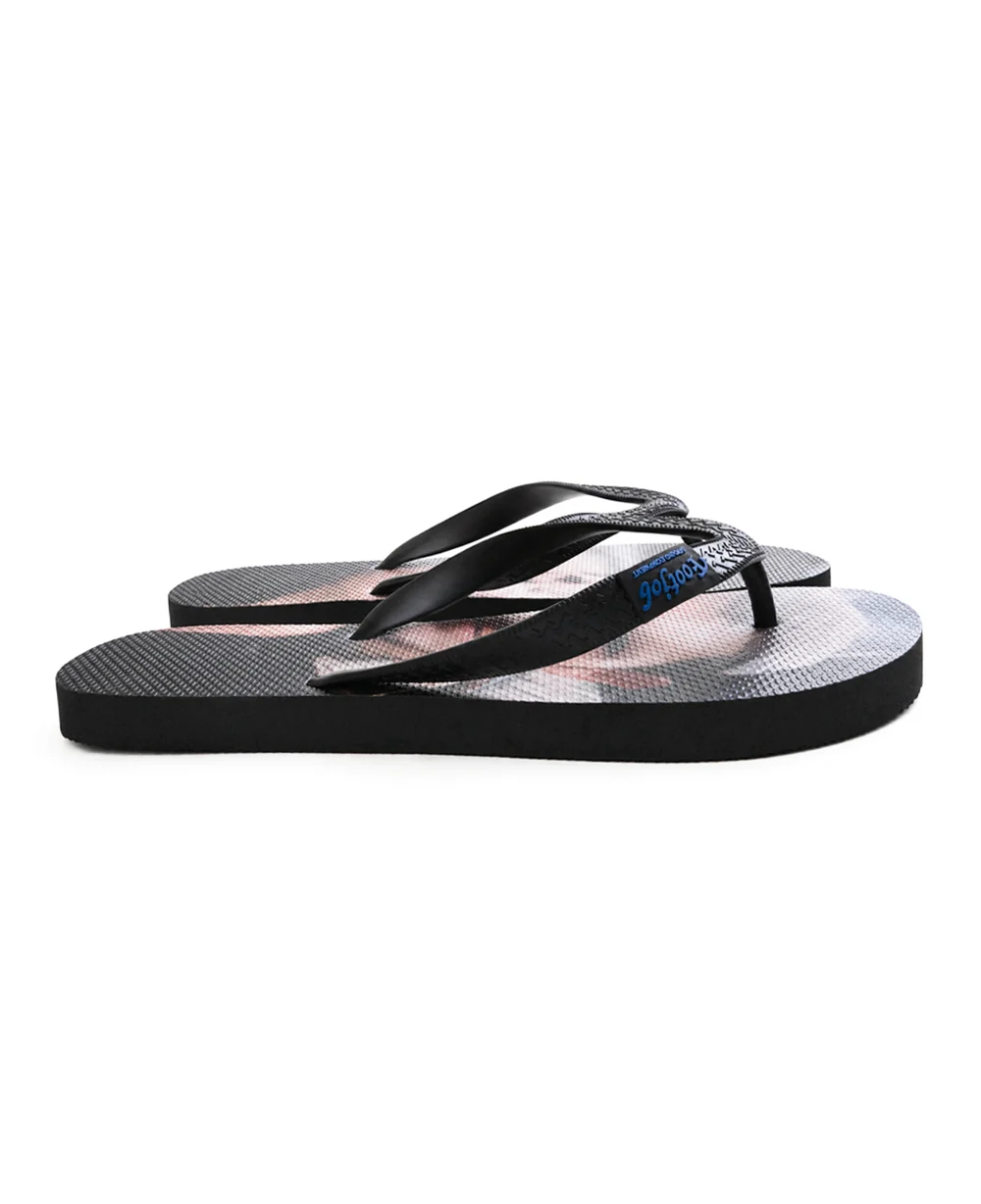 Вьетнамки footjob KELUCCHI LOVE SANDALS — шлёпанцы с принтом на подошве (Венсан Кассель + Моника Беллуччи), ракурс 3