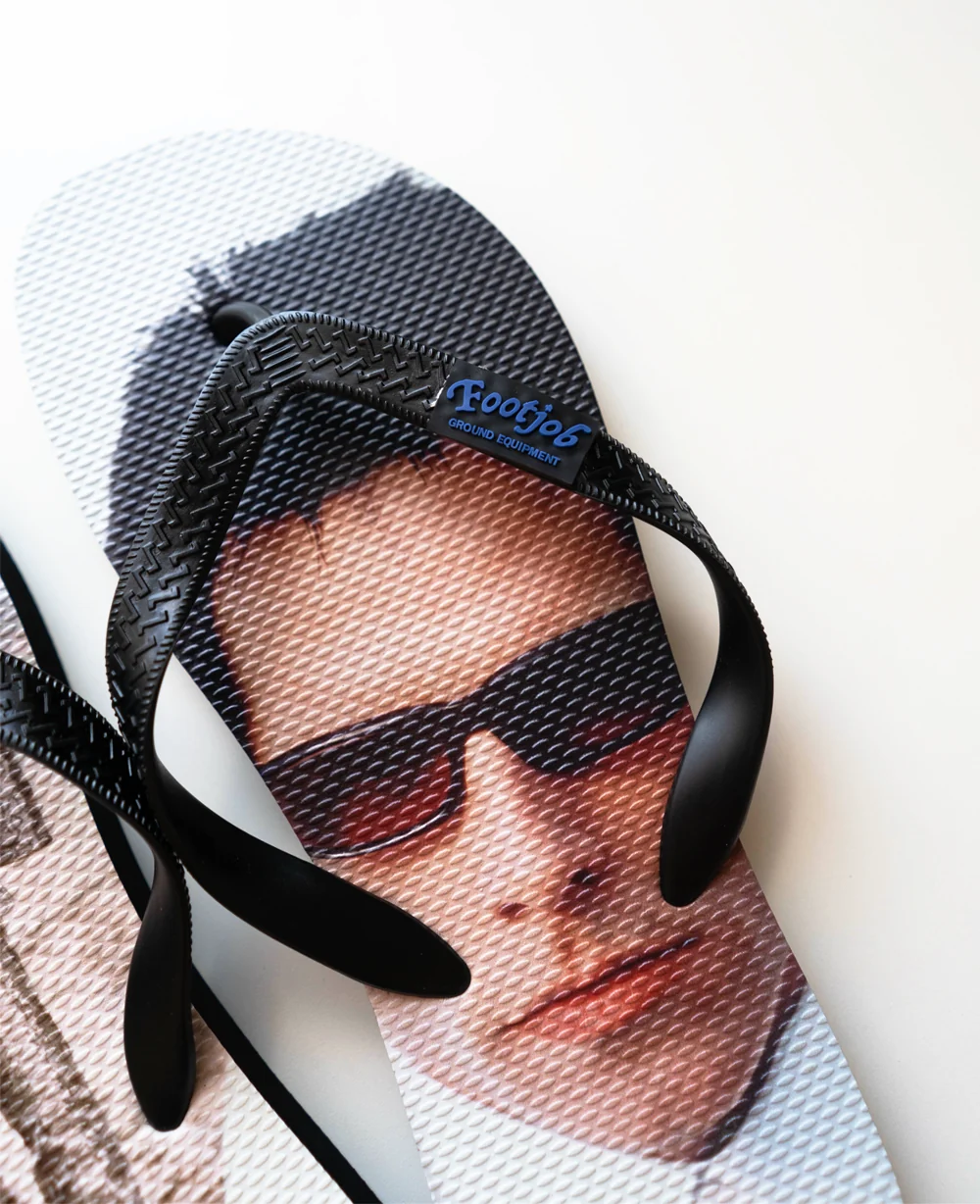 Вьетнамки footjob ZOOLANDER ONLY SANDALS — шлёпанцы с принтом на подошве (Зуландер (соло)), ракурс 5